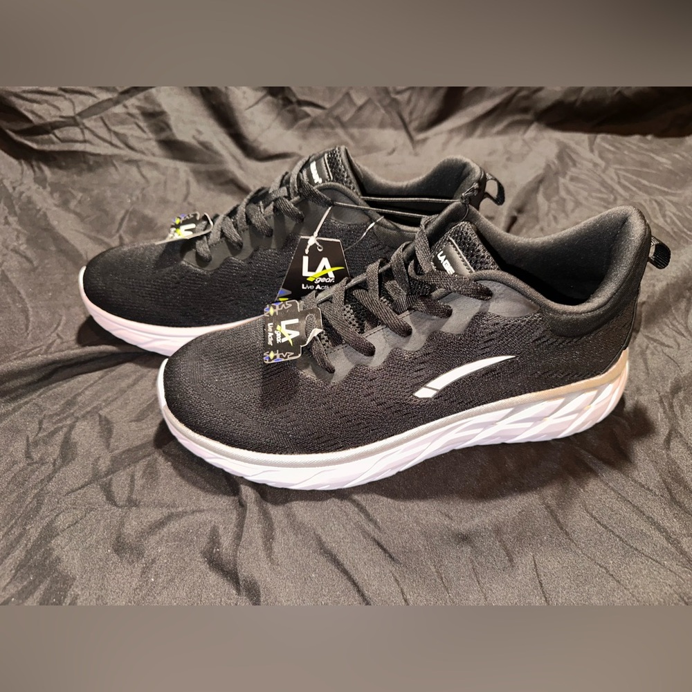 L.A. Gear Black and White Sneakers